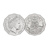 Australia Queen Elizabeth II 1966-2022 50c Portrait Uncirculated 7-Coin Collection