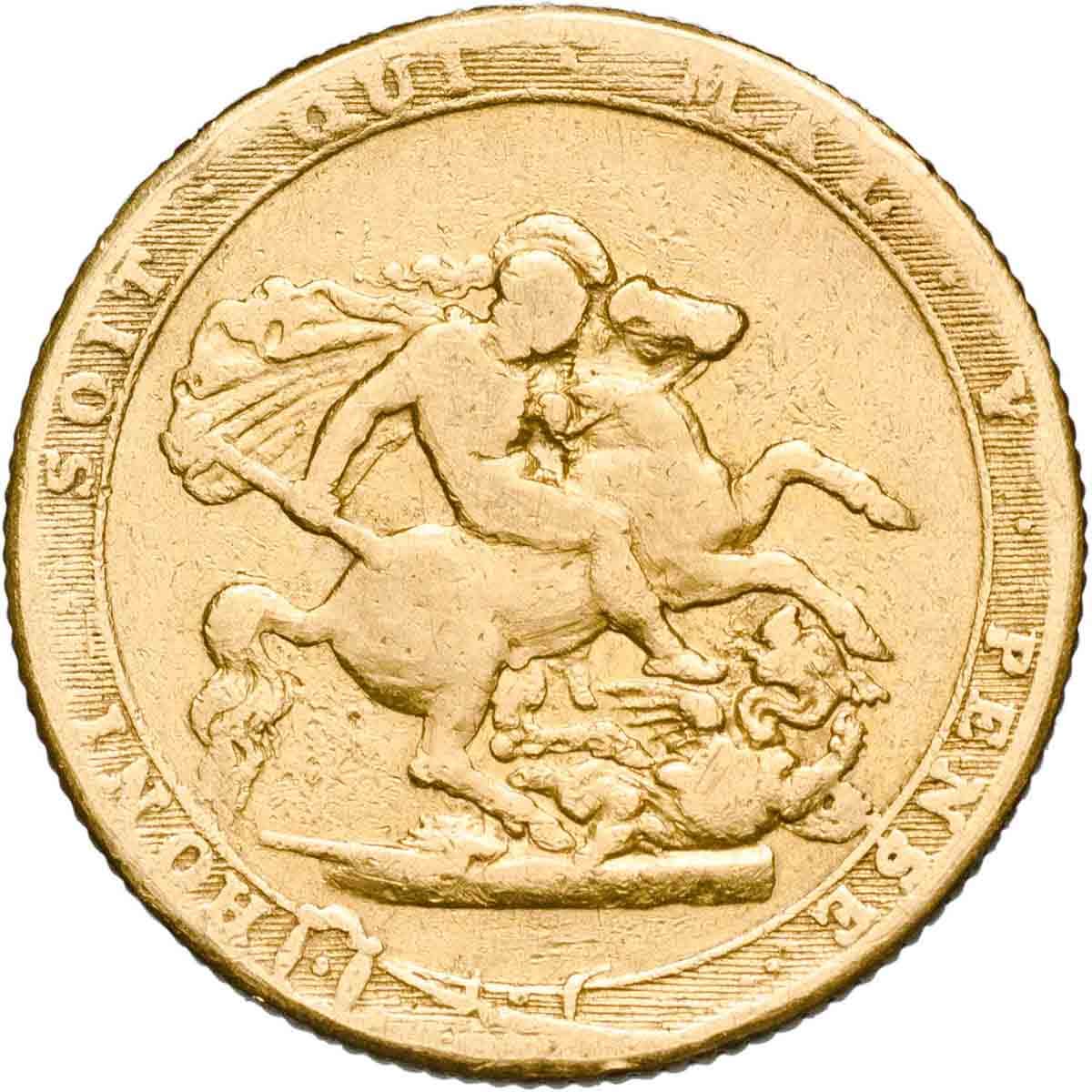 George III 1817 Gold Sovereign good Fine