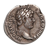 Roman Empire Hadrian 117-138AD Silver Denarius Fine-Very Fine