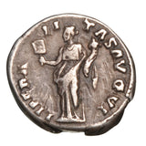 Roman Empire Hadrian 117-138AD Silver Denarius Fine-Very Fine