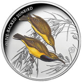 Birds of Australia Sunbird Silver-plated Prooflike Commemorative