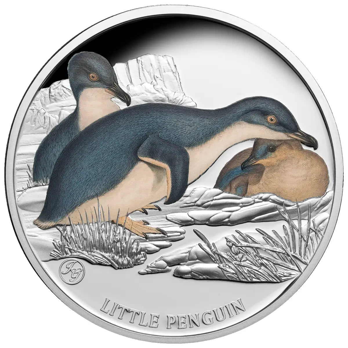 Birds of Australia Little Penguin Silver-plated Prooflike Commemorative