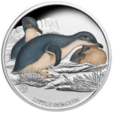 Birds of Australia Little Penguin Silver-plated Prooflike Commemorative