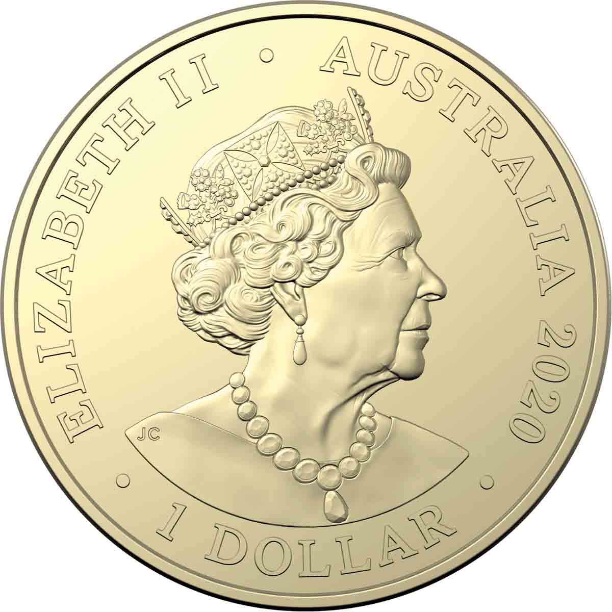 2020 $1 Eureka! Australia's Gold Rush Mintmark Set of 4 Unc coins in RAM card as issued
