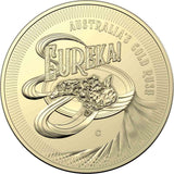 2020 $1 Eureka! Australia's Gold Rush Mintmark Set of 4 Unc coins in RAM card as issued