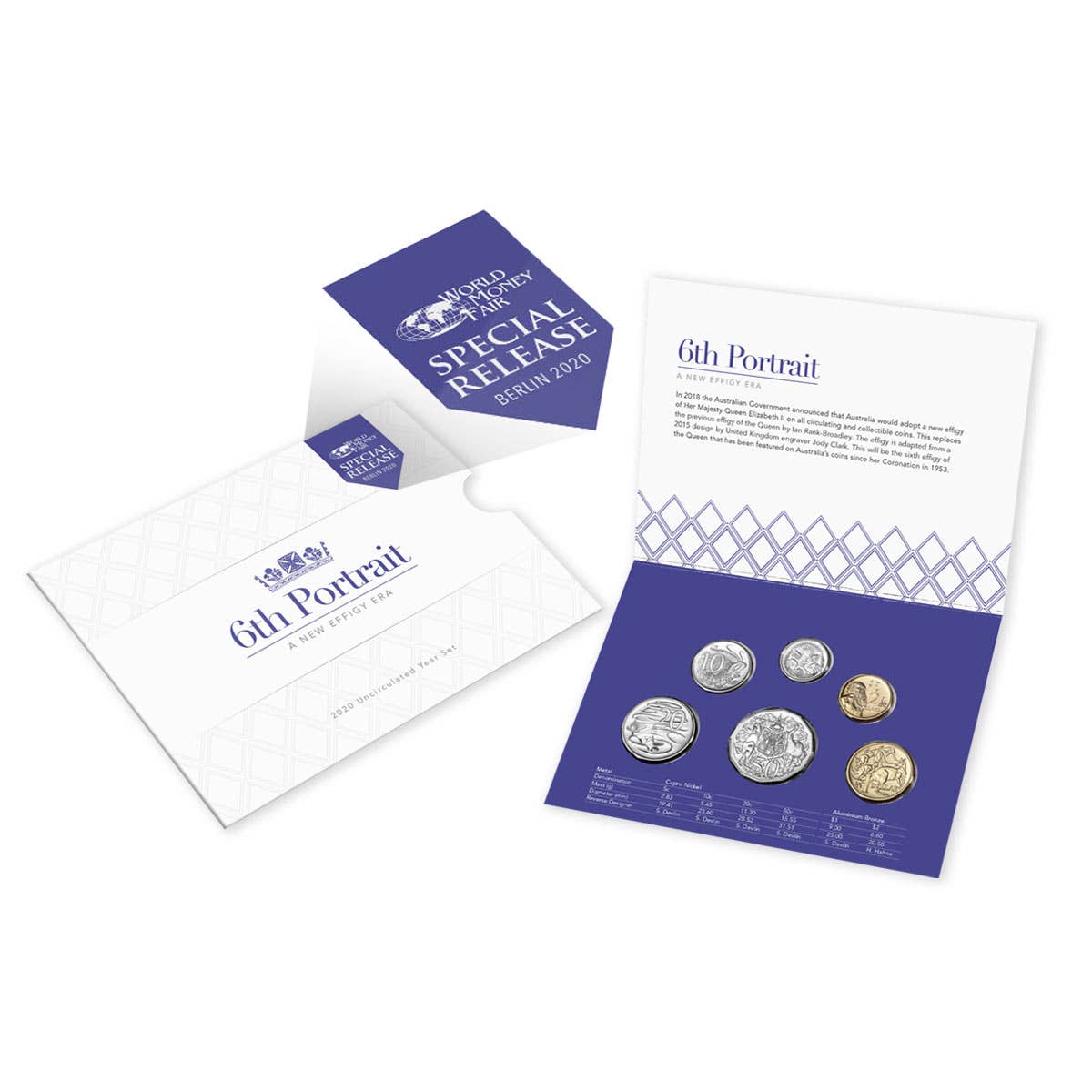 Berlin World Money Fair 2020 6-Coin Mint Set