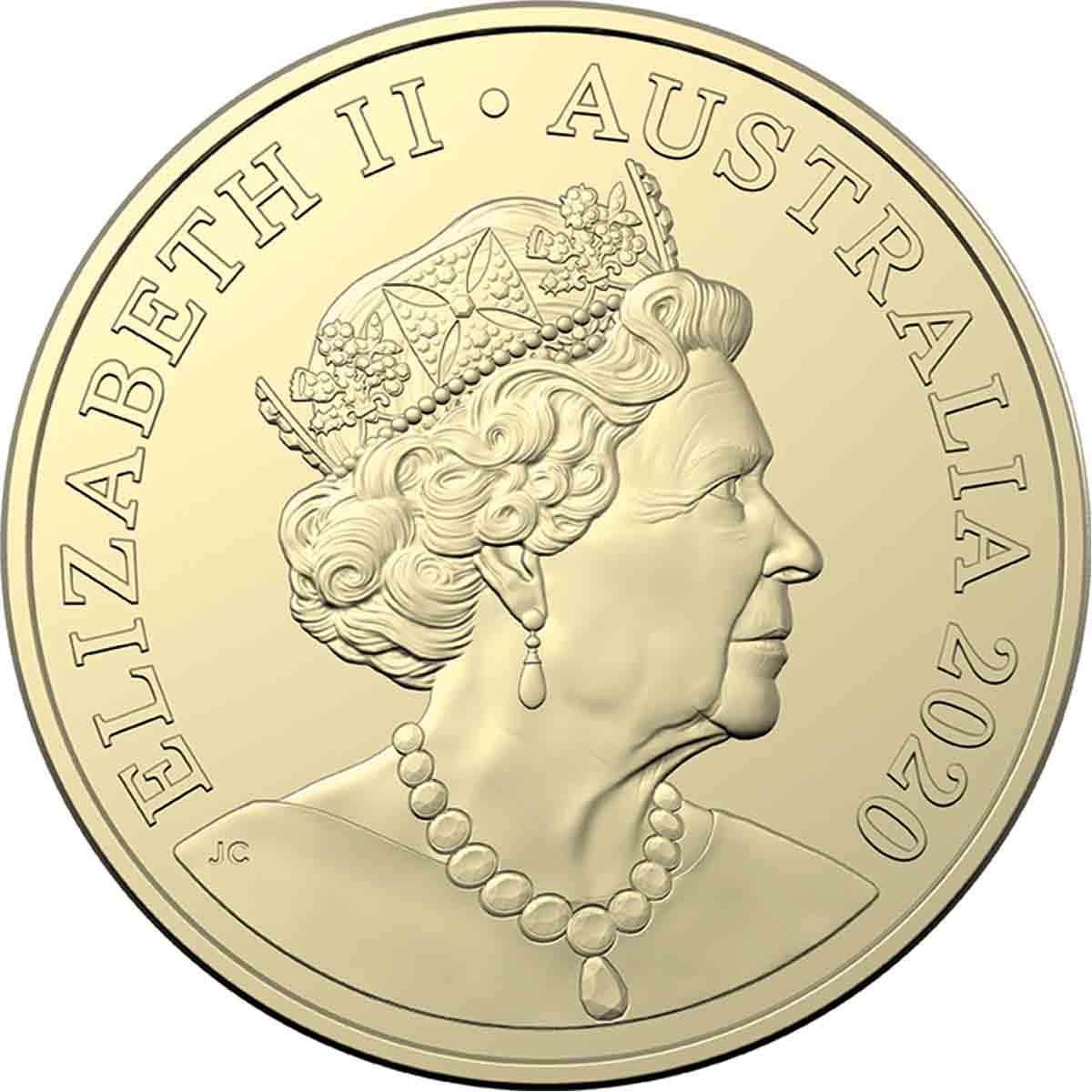 Australia End of WWII 2020 $2 C Mintmark Colour Aluminium-Bronze Uncirculated Coin