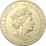 Australia End of WWII 2020 $2 C Mintmark Colour Aluminium-Bronze Uncirculated Coin