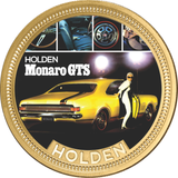 Holden HK Monaro Gold-plated Prooflike Medallion