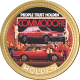 Holden VB Commodore Gold-plated Prooflike Medallion