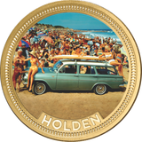 Holden EH Wagon Gold-plated Prooflike Medallion
