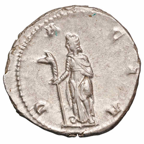 Trajan Decius 249-251AD Silver Denarius good Extremely Fine