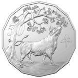 Australia Year of the Ox 2021 50c Tetradecagon Cupro-Nickel Uncirculated Coin