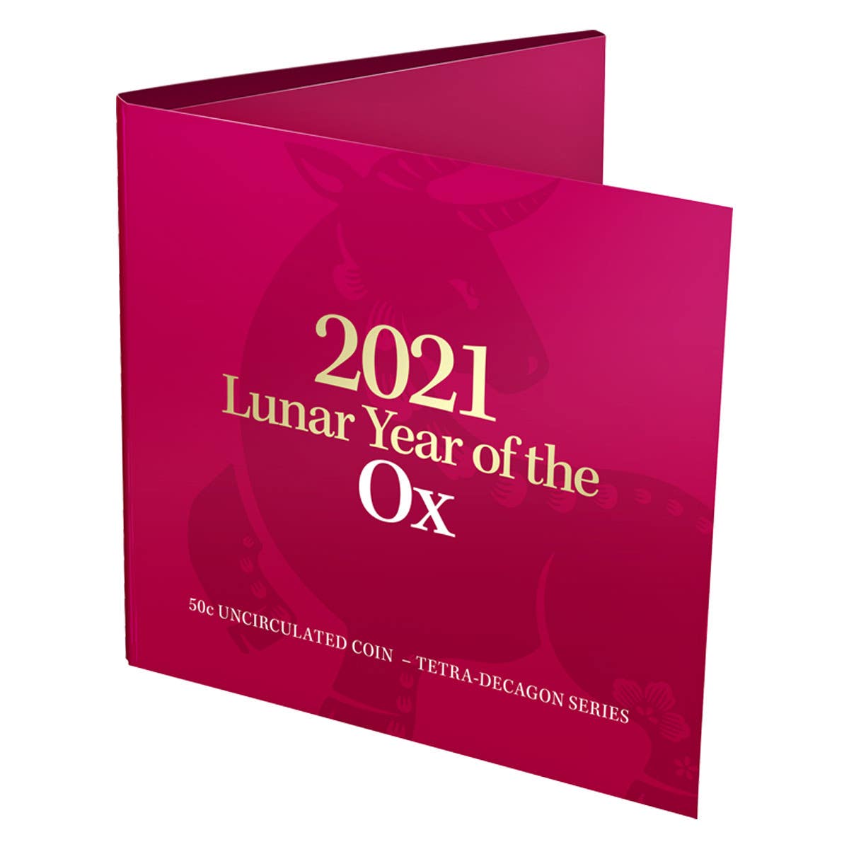 Australia Year of the Ox 2021 50c Tetradecagon Cupro-Nickel Uncirculated Coin