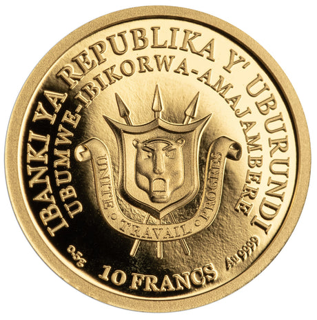 Marie Curie 2024 10 Francs 1/2g Gold Proof Coin