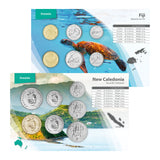 Fiji & New Caledonia World Money Coin Pack Pair