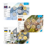 Iceland, North Macedonia & Ukraine World Money Coin Pack Trio