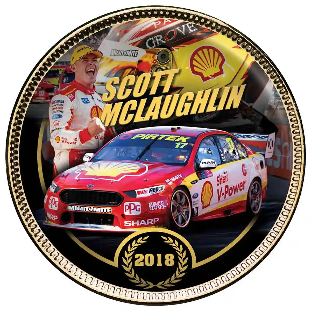 DJR Team Penske Gold-plated Penny 10-Coin Set
