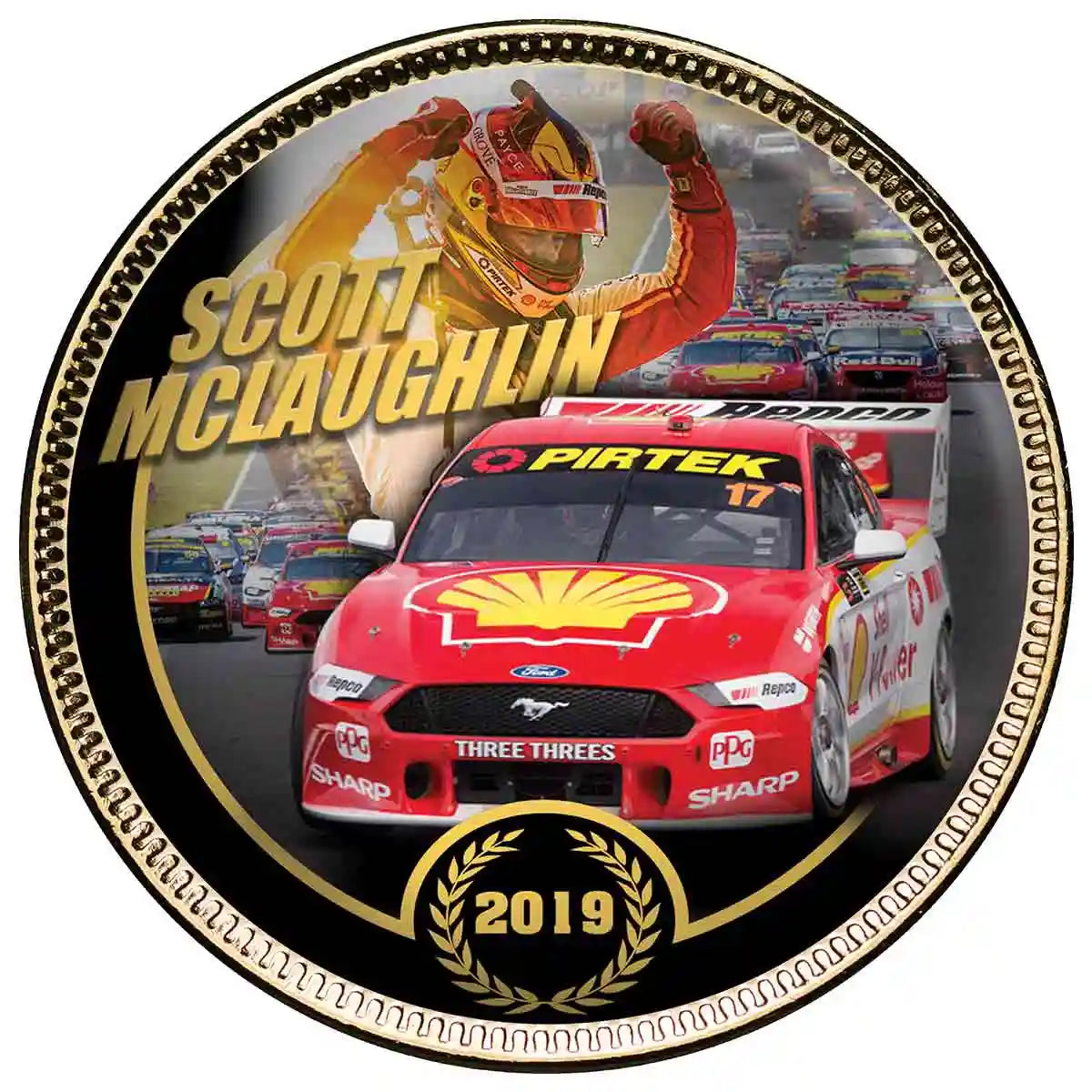 DJR Team Penske Gold-plated Penny 10-Coin Set