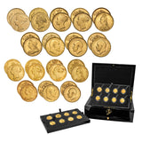1855-1931 Complete Australian Half Sovereign & Sovereign 16-Coin Type Set Good-Uncirculated
