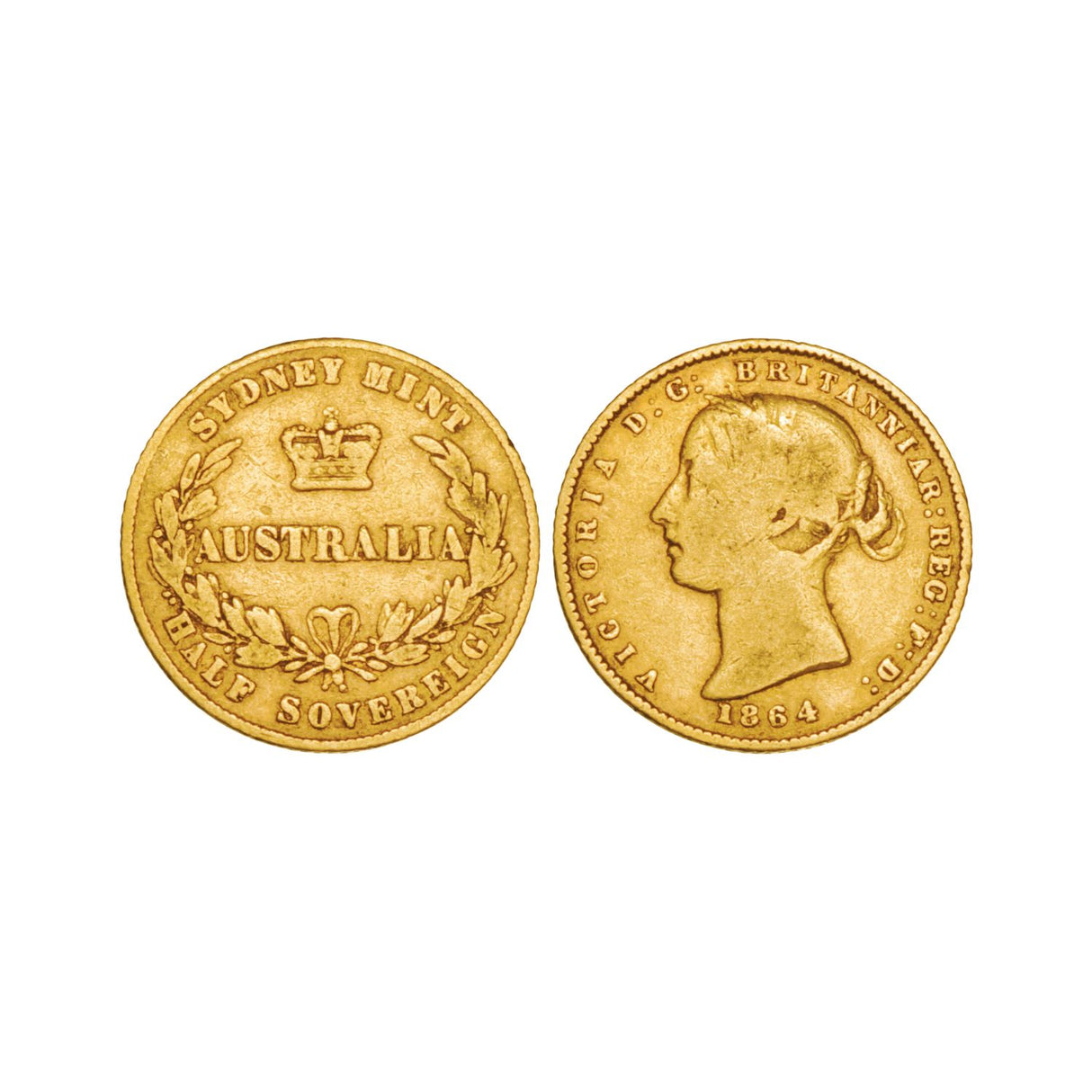 1855-1931 Complete Australian Half Sovereign & Sovereign 16-Coin Type Set Good-Uncirculated