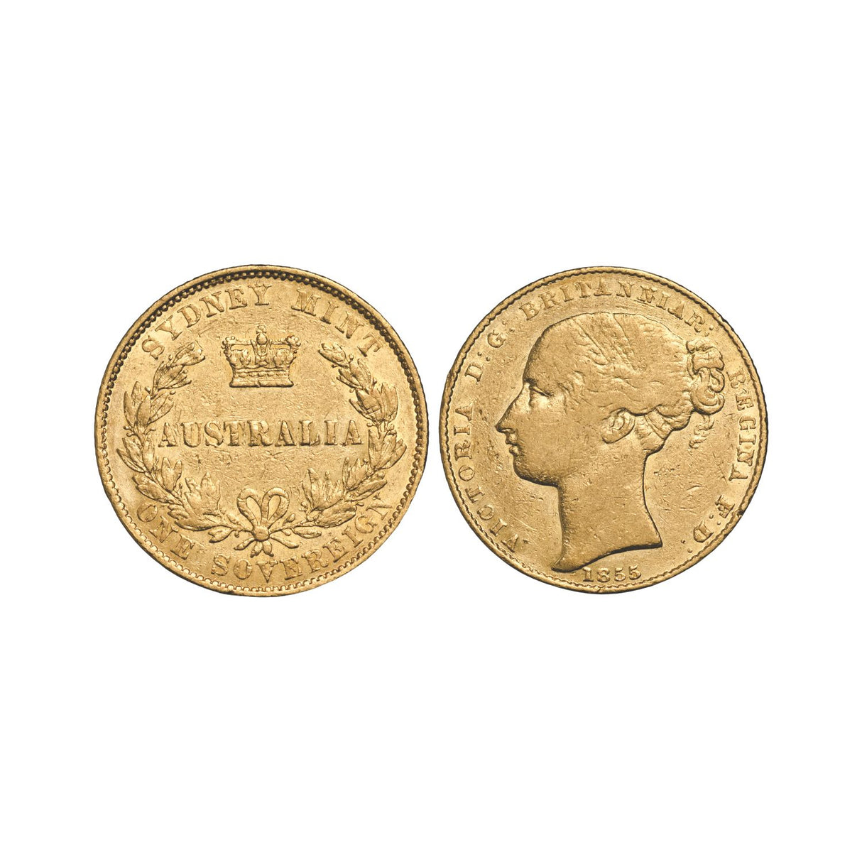 1855-1931 Complete Australian Half Sovereign & Sovereign 16-Coin Type Set Good-Uncirculated