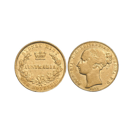 1855-1931 Complete Australian Half Sovereign & Sovereign 16-Coin Type Set Good-Uncirculated