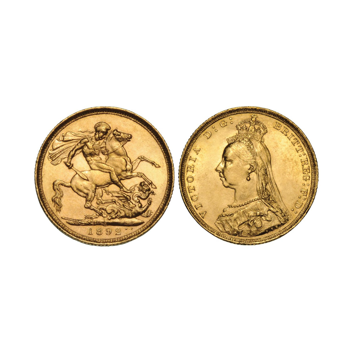 1855-1931 Complete Australian Half Sovereign & Sovereign 16-Coin Type Set Good-Uncirculated