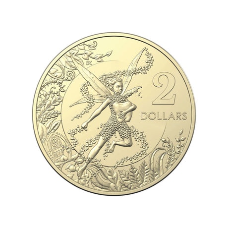 Australia 2021 $2 Tooth Fairy Aluminium-Bronze Uncirculated Coin