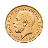 1918 Perth George V Gold Half Sovereign UNC