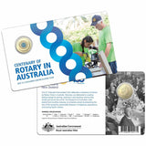 Centenary of Rotary 2021 $1 Aluminium-Bronze Uncirculated Coin