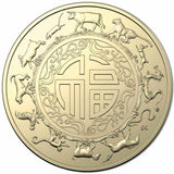 Australia Lunar Year of the Ox 2021 $1 Aluminium-Bronze Uncirculated 2-Coin Set