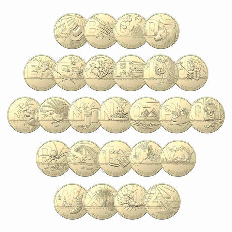 2021 $1 Great Aussie Coin Hunt #2 26 Coin set in official folder UNC
