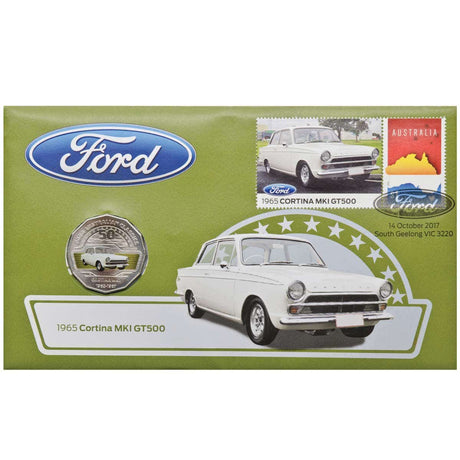 2017-18 50c Ford Stamp & Coin Cover Set of Nine