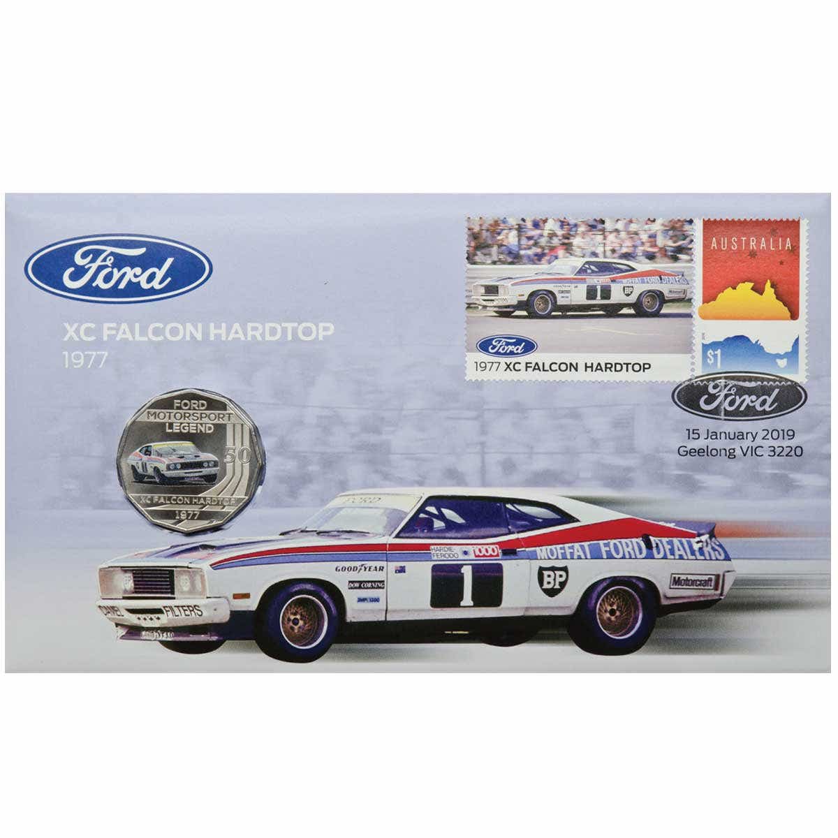 2017-18 50c Ford Stamp & Coin Cover Set of Nine