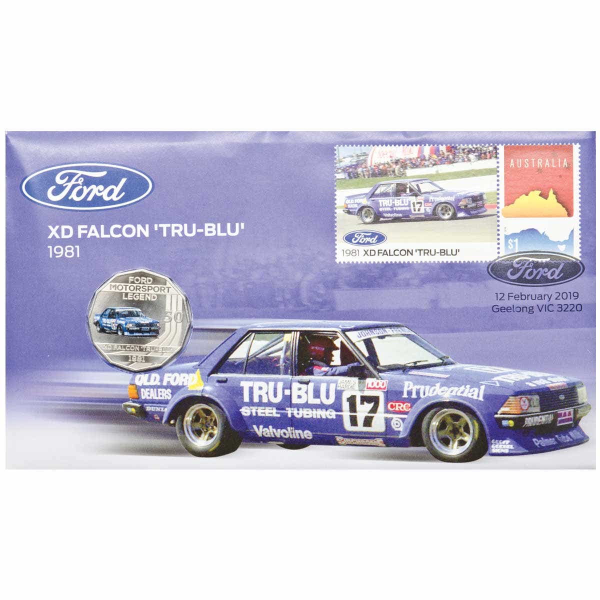 2017-18 50c Ford Stamp & Coin Cover Set of Nine