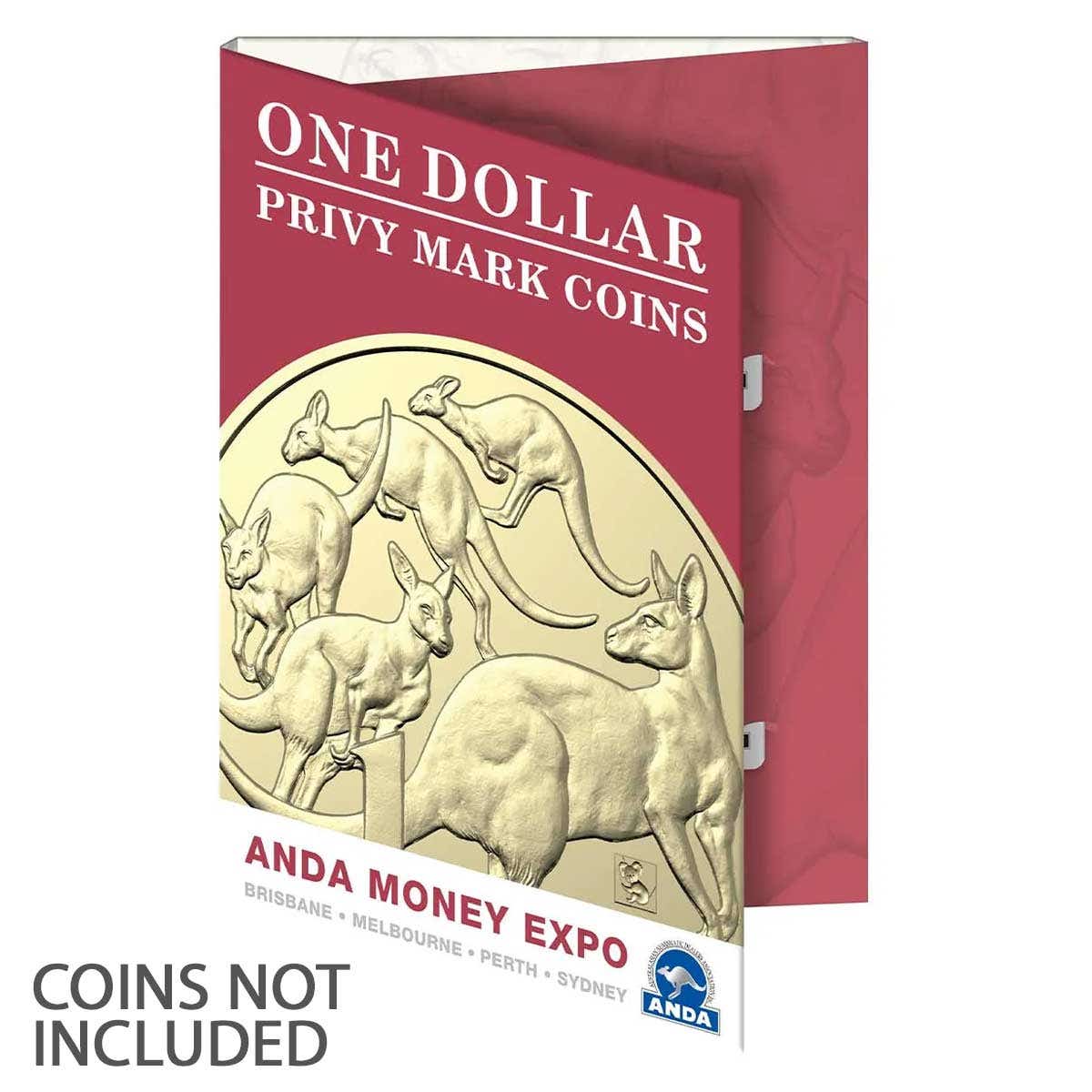 ANDA 2021 Money Expo $1 Mob of Roos Privymark Folder