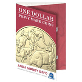 ANDA 2021 Money Expo $1 Mob of Roos Privymark Folder