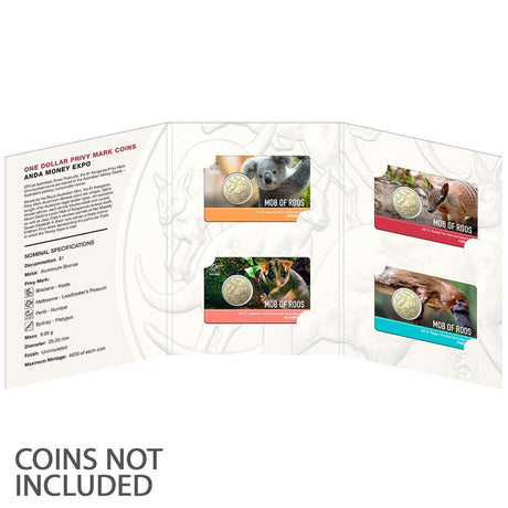 ANDA 2021 Money Expo $1 Mob of Roos Privymark Folder