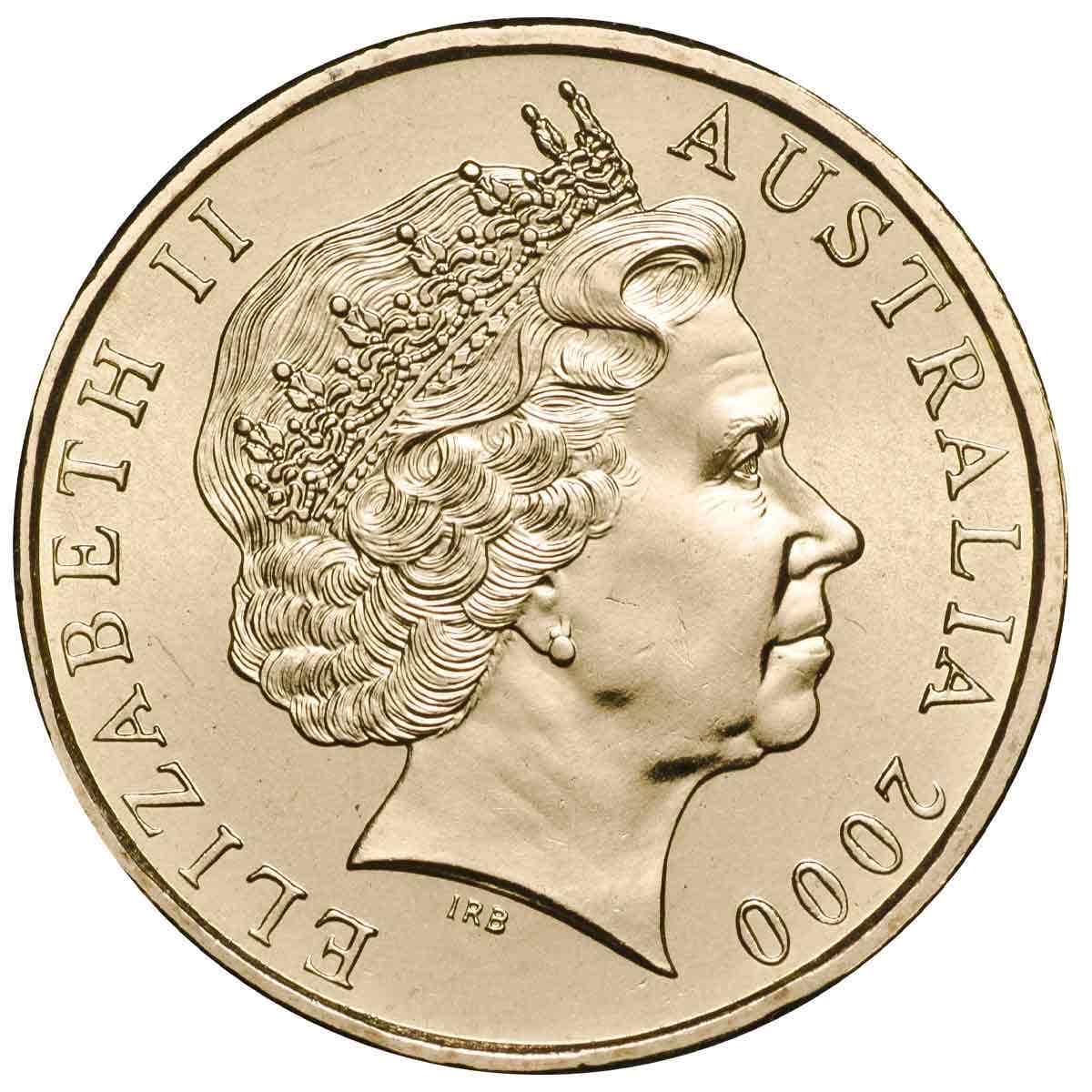 Australia Victoria Cross 2000 $1 Aluminium-Bronze Uncirculated Coin