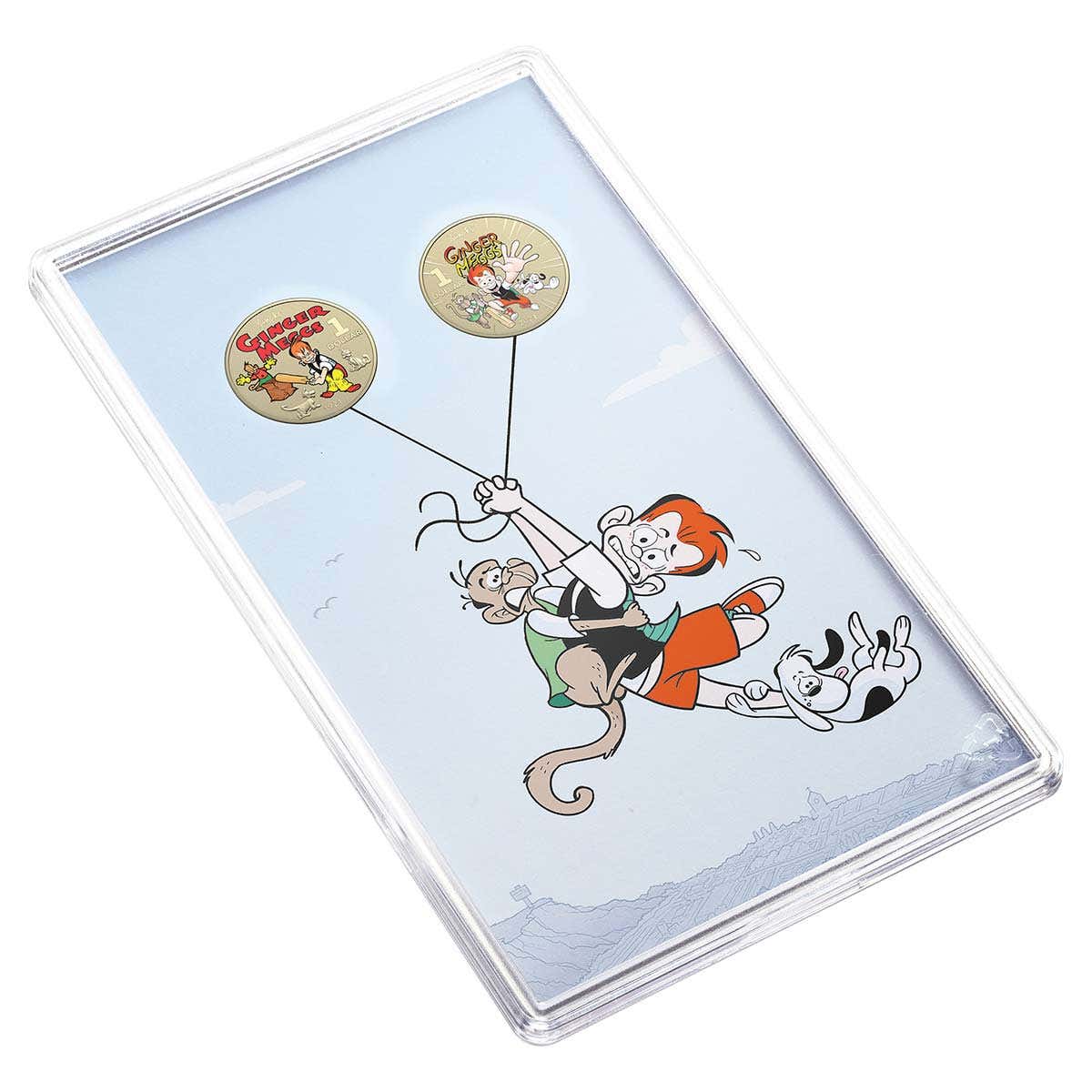 Centenary Of Ginger Meggs 2021 1 Coloured Uncirculated Two Coin Set centenary-of-ginger-meggs-2021-1-coloured-uncirculated-two-coin-set