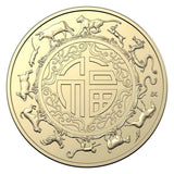 Australia Lunar Year of the Tiger 2022 $1 Aluminium-Bronze Uncirculated 2-Coin Set