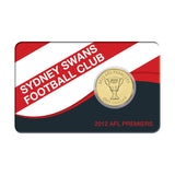 Australia AFL Premiers 2012 $1 Sydney Swans Aluminium-Bronze Uncirculated Coin Pack