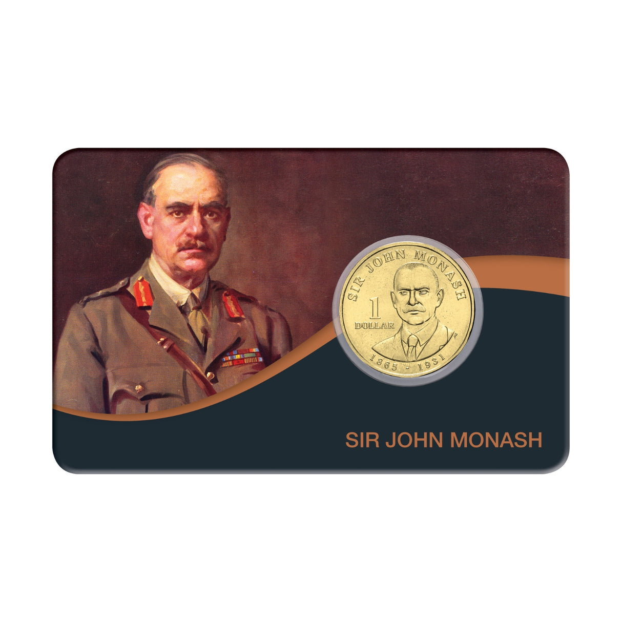 Australia Sir John Monash 2018 $1 Aluminium-Bronze Uncirculated Coin Pack