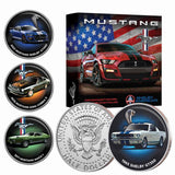 Mustang Enamel Half Dollar 10-Coin Collection