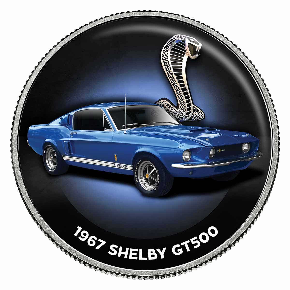 Mustang Enamel Half Dollar 10-Coin Collection