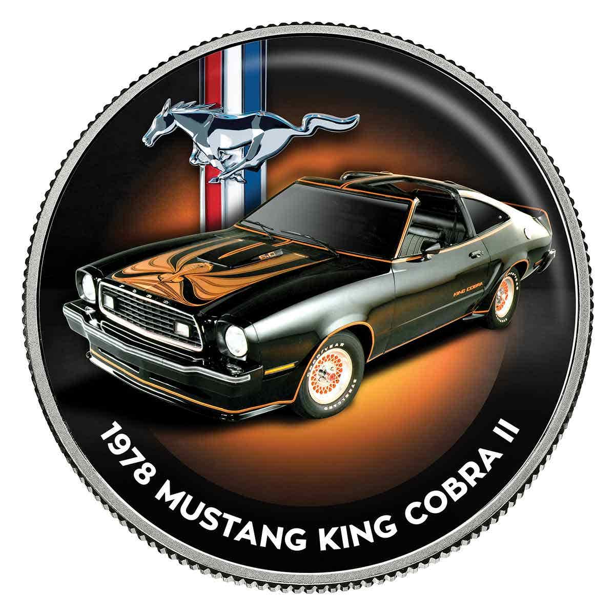 Mustang Enamel Half Dollar 10-Coin Collection