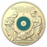 Australia Ambulance 2021 $2 C Mintmark Colour Aluminium-Bronze Uncirculated Coin