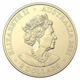Australia Ambulance 2021 $2 C Mintmark Colour Aluminium-Bronze Uncirculated Coin