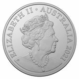 Australia Mungo Footprint 2021 20c Cupro-Nickel Uncirculated Coin